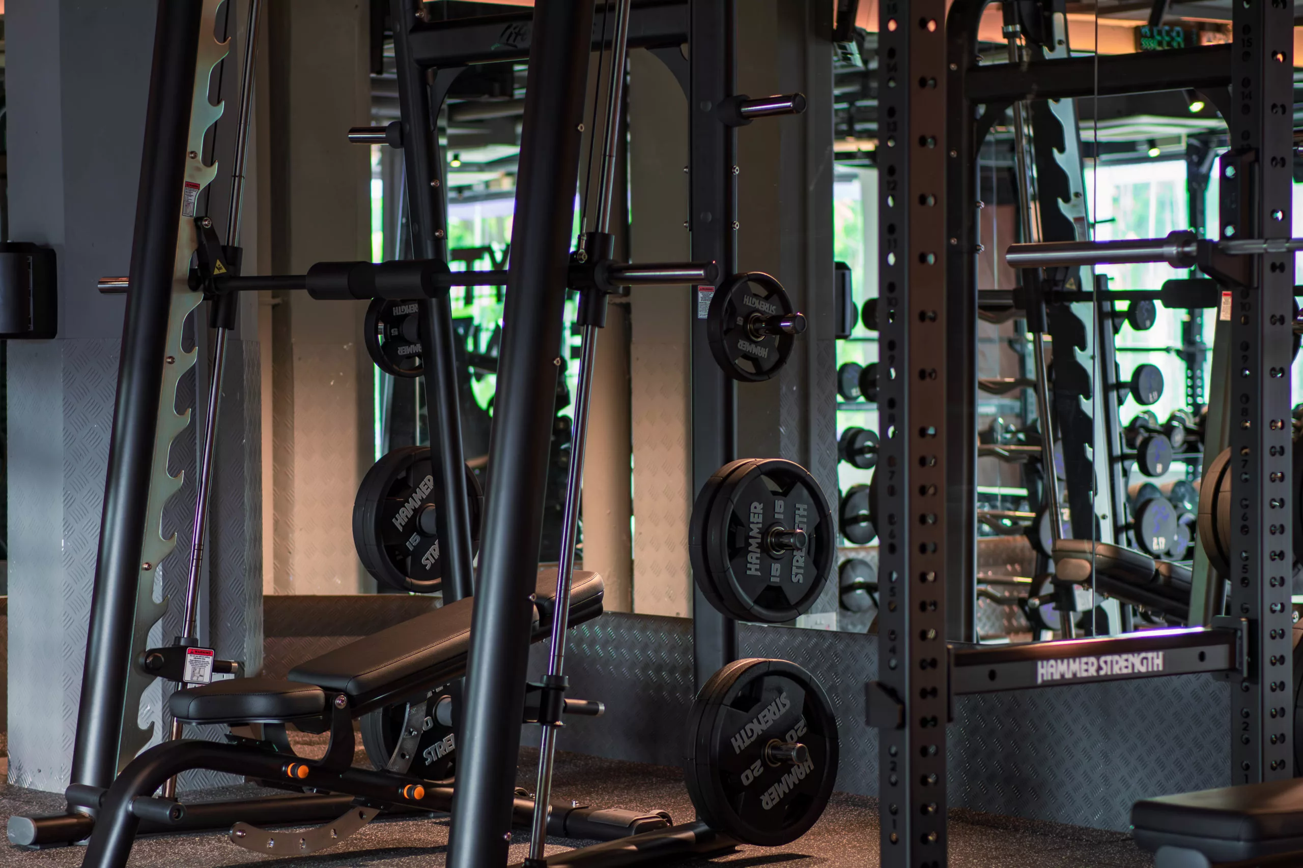Smith machine at Anytime Fitness New Queensway